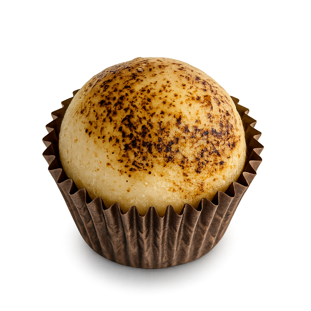 Brigadeiro com sabor de creme brûlée